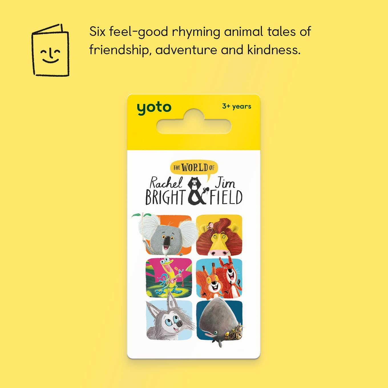 Yoto the World of Rachel Bright & Jim Field &ndash; Kids Audio Card for Use with Player & Mini All-In-1 Audio Player, Screen-Free Listening with Fun Stories for Playtime Bedtime & Travel, Ages 3+ image number 1