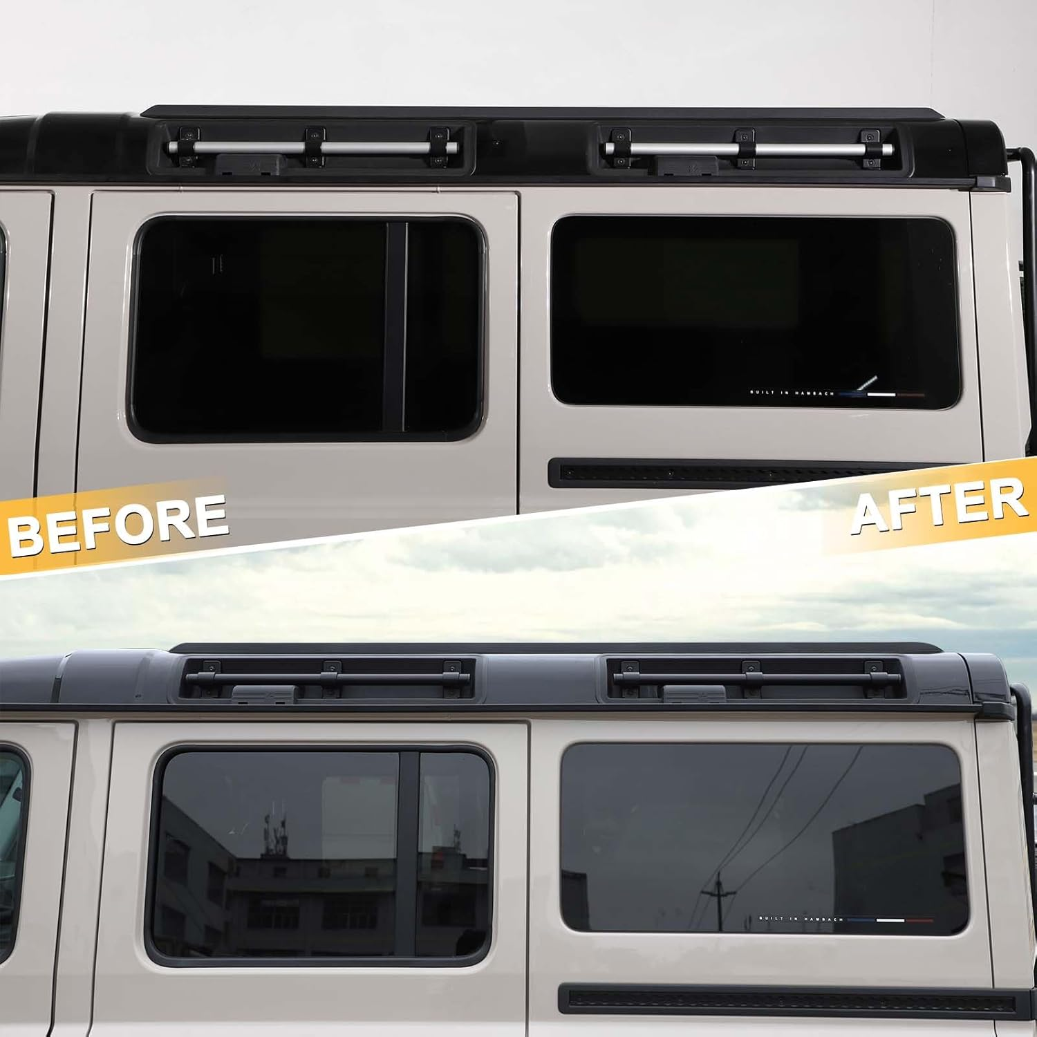 Roof Rack Cross Bars Compatible with INEOS Grenadier 2020-2025 Accessories | Aluminium Alloy Roof Rail Cargo Carrier System | 4PC Set