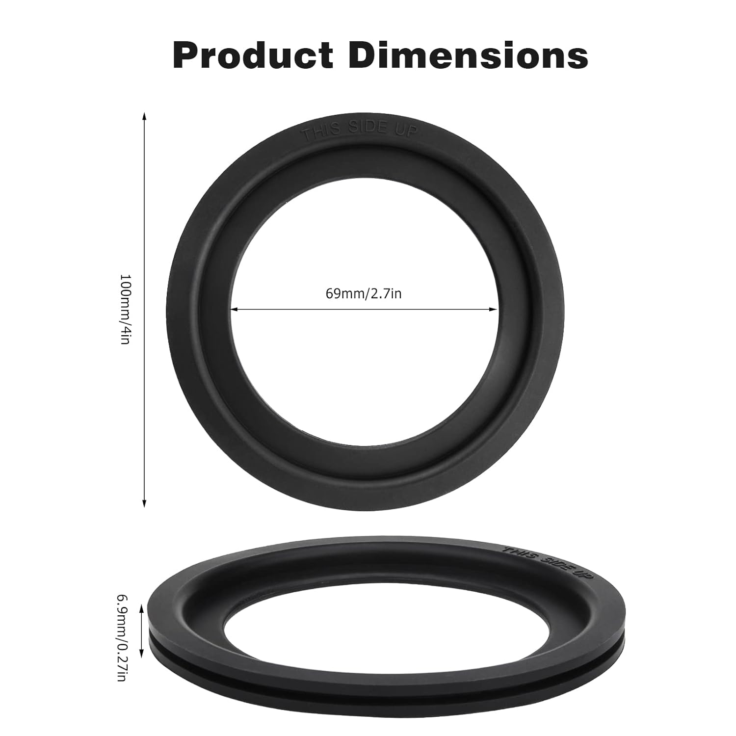RV Toilet Seal Replacement for Dometic 300 310 320 Toilet Seal Gasket Kit - Replace Part #385311658, 2-Pack