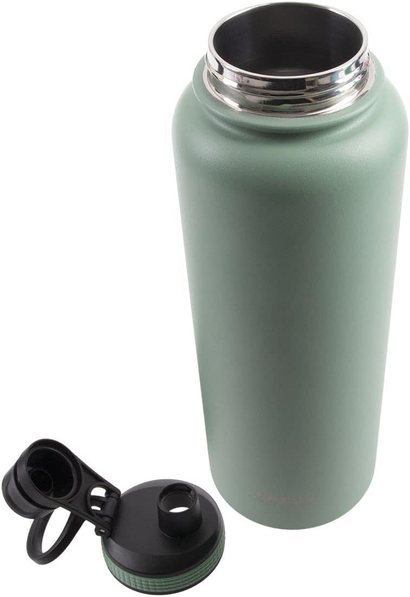 Oasis OASIS Stainless Steel Challenger Sports Bottle with Screw Cap 1.1L - SAGE Green image number 5