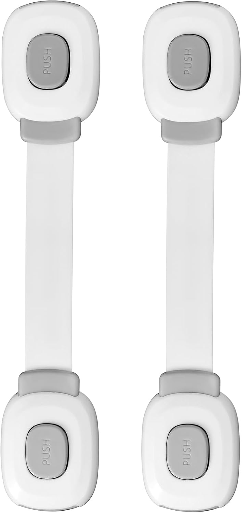 Fursafe&Q Baby Cabinet Locks, Child Safety Cabinet Proofing - Child Safety Strap Locks Adhesive Drawer Fridge Ovens Door Toilet Latches No Drill Multi-Purpose for Furniture Kitchen Lock 2 Pack image number 2