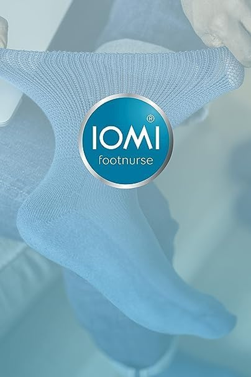 IOMI Footnurse | 6 Pack | Gentle Grip Bamboo Diabetic Socks | anti Constriction, Hand-Linked Toe Seams | Men'S Size UK 6-11 image number 5