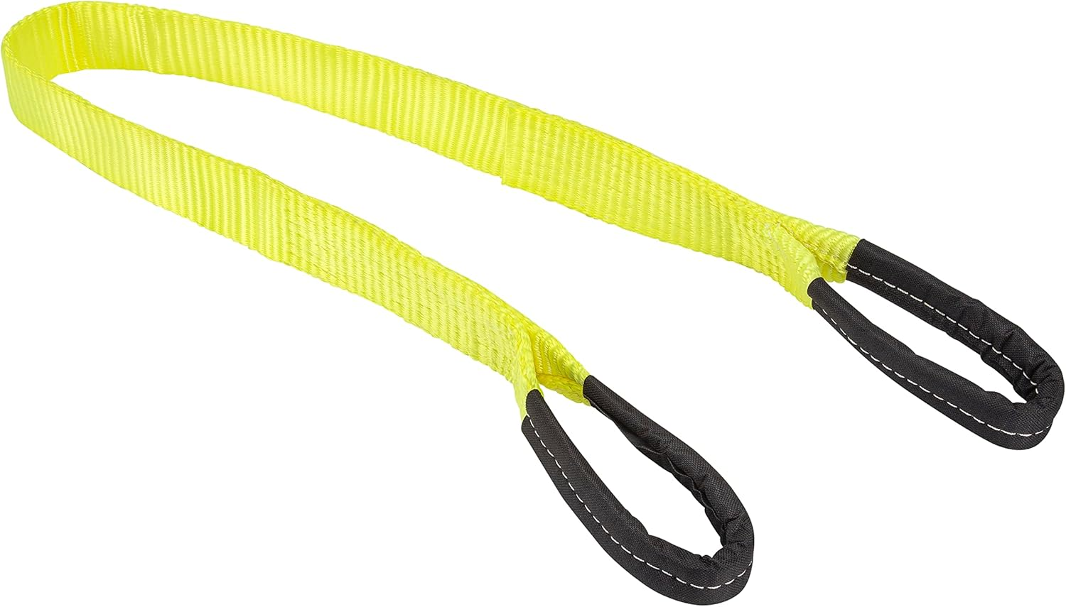 Smartstraps 2&rdquo;X4&rsquo; Nylon Webbing Lifting Sling, Yellow (1Pk) &ndash; 3,200Lbs Vertical Lifting Capacity, 1,067Lbs Safe Work Load &ndash; Safely Lift Heavy Loads &ndash; Dependable, Conforms to Loads image number 1
