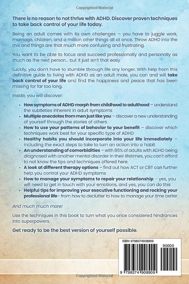 Men with Adult ADHD: How to Raise Emotionally Intelligent Men and Improve Relationships image number 1