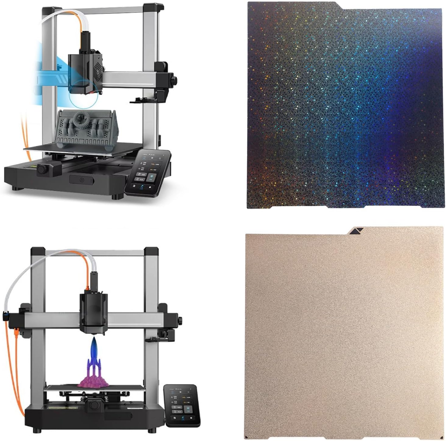 PEI PEY Build Plate, 256X268Mm 3D Printer Bed Platform with Strong Adhesion, High Flatness, Flexible Printing Platform for Kobra 3 3 Combo image number 6