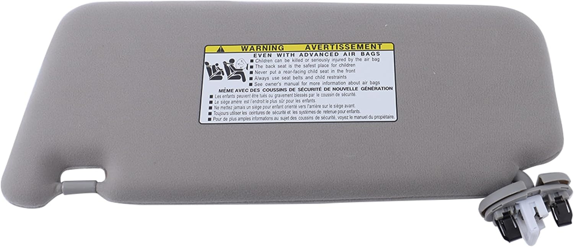 Sun Visor Sun Shade Right Driver Side W/Vanity Light Replacement for Toyota Camry 2007-2011 image number 3