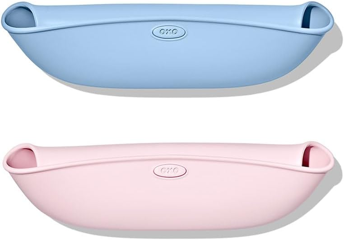 OXO Tot Roll-Up Bib - 2 Pack - Blossom and Dusk