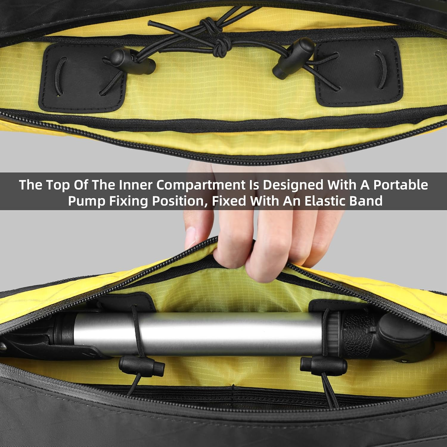 Rhinowalk Bike Bag Bike Frame Bag Waterproof Bike Triangle Bag 2.7L Bicycle Pouch under Tube Bag Professional Cycling Accessories(L) image number 2