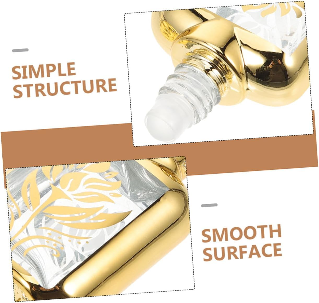 Crafted Essential Oil Bottle Perfume Bottles Refillable for Oils Travel image number 5