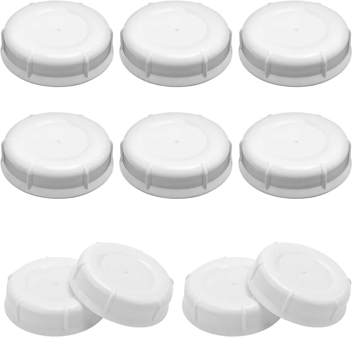 10Pcs Bottle Caps for Babies, Bottle Caps for Bottles Compatible with Bottles Lansinoh MAM Pigeon (White)