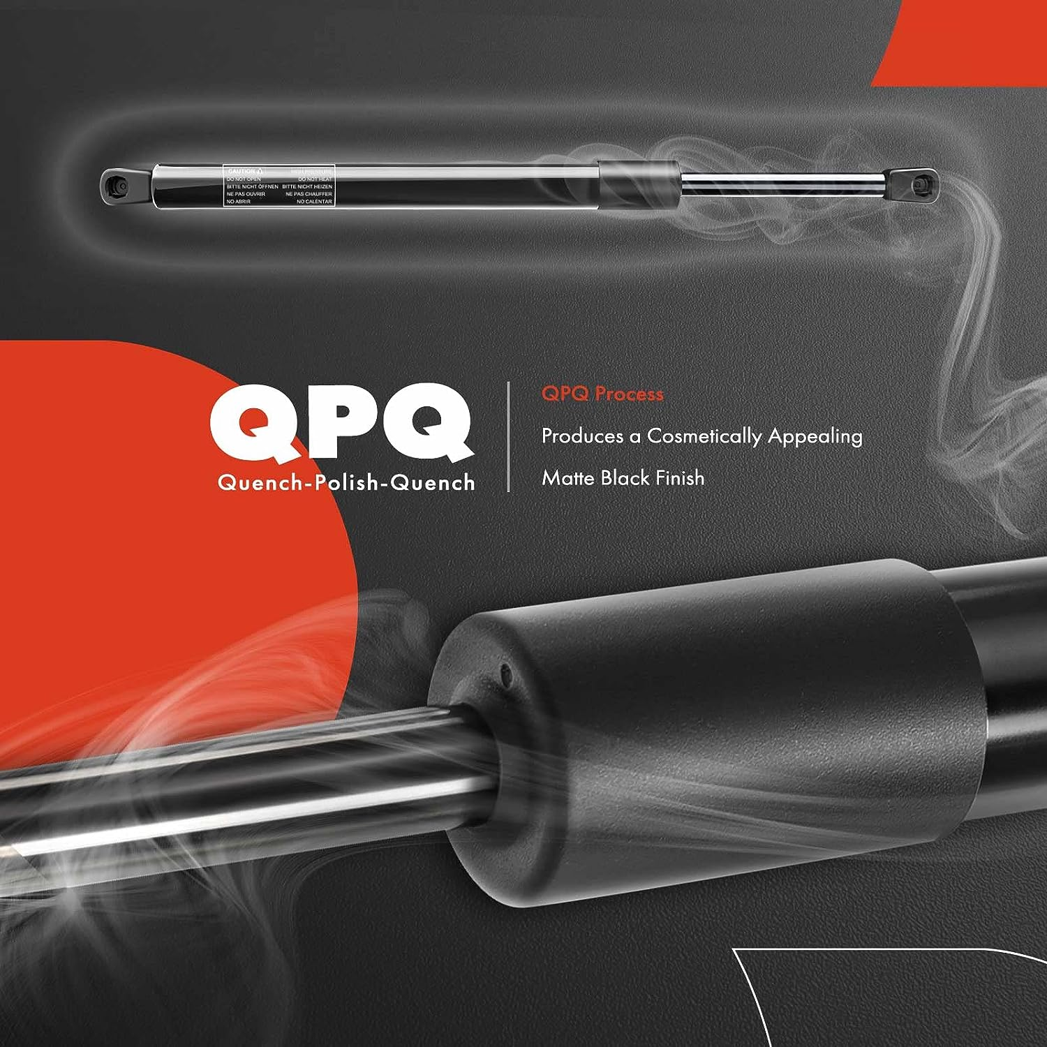 A-Premium Tailgate Rear Hatch Lift Supports Shock Struts Springs for Jeep Grand Cherokee 2011-2017 with Power Liftgate 1-PC image number 1