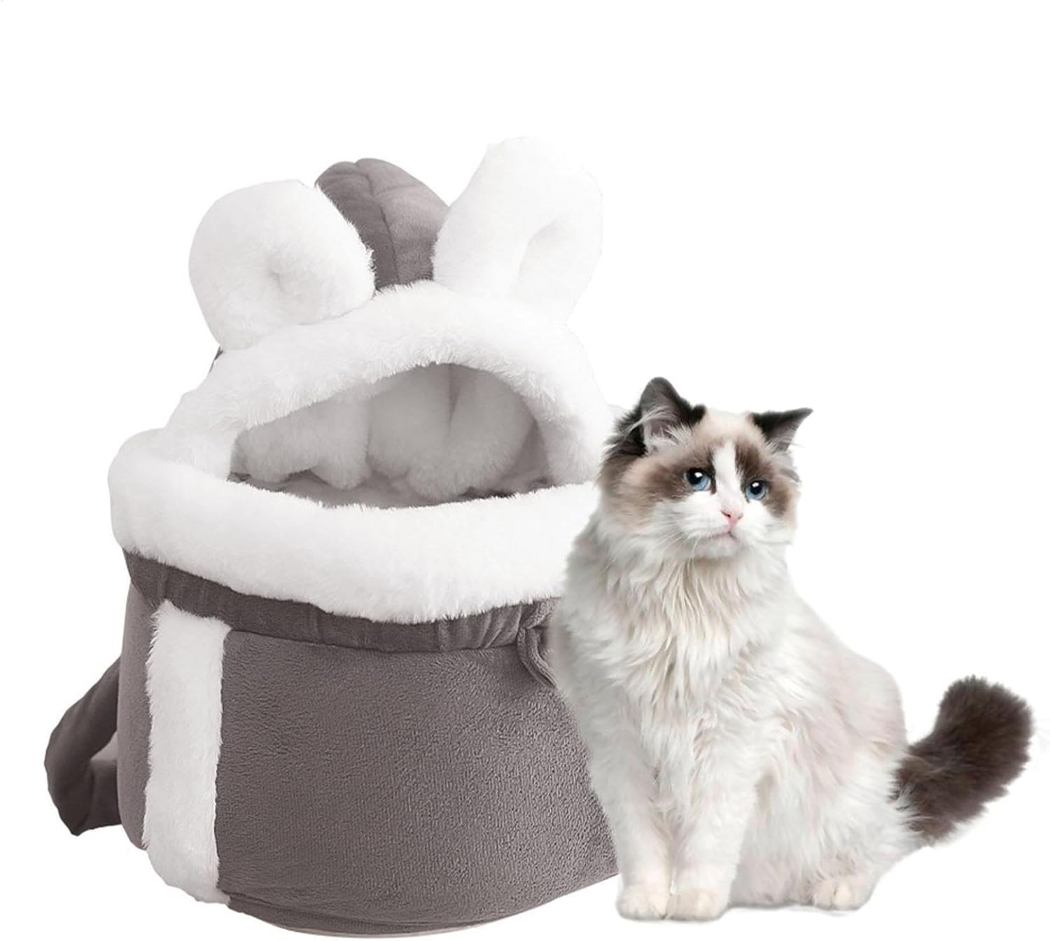 Comfortable Pet Carrier, Adjustable Pet Travel Bag, Cave Travel Bag for Cats, Soft Cat Carrier Bag, Travel Cat Bag, Front Pack Pet Carrier, Comfortable Cat Travel Pack, Portable Cat Carrier Bag,