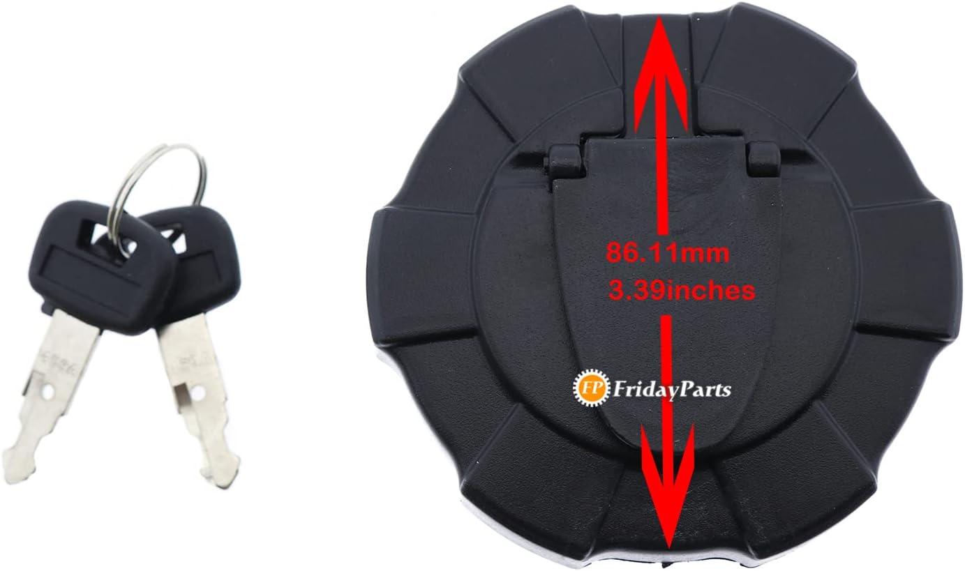 Fridayparts Fuel Cap 2658575 W/Keys 459A for Caterpillar Mini 303.5C 304C CR 305.5D 308E image number 6