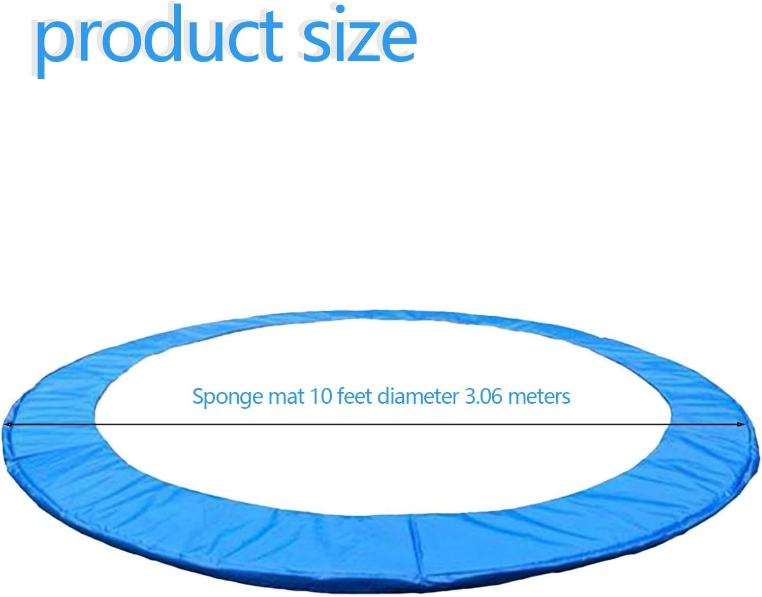 WEZCHUGHAOL Trampoline Spring 8Ft 10Ft, Replacement Trampoline Padding, Replacement Trampoline Surround Pad, Waterproof Safety Guard Spring Padding image number 2