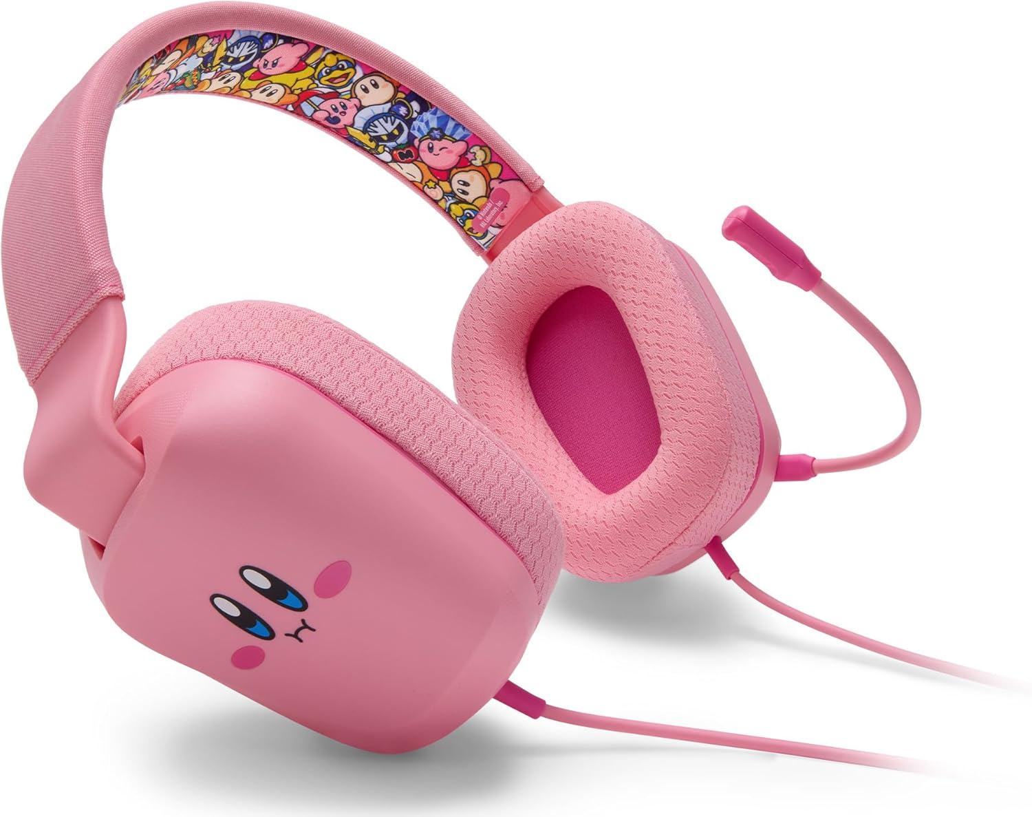 Powera Wired Stereo Headset for Nintendo Switch - Kirby Mouthful image number 6