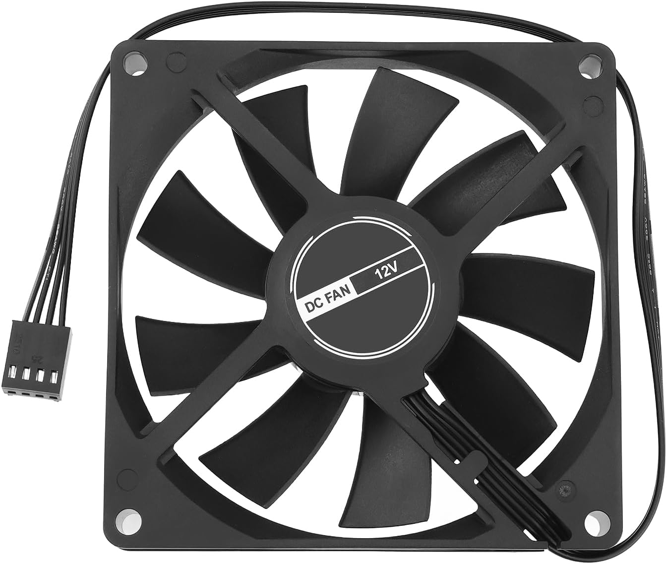 SING F LTD 1PC 4Pin Computer Case Fan Compatible with NOCTUA CHROMAX Nf-A9X14 HS-PWM SSO2 Bearing 2500RPM 91.8X91.8X15.6Mm PC Cooling Fan Black image number 6