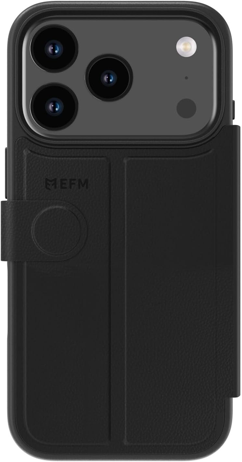 EFM Venice Wallet Case for Iphone 17 Pro - Black image number 2