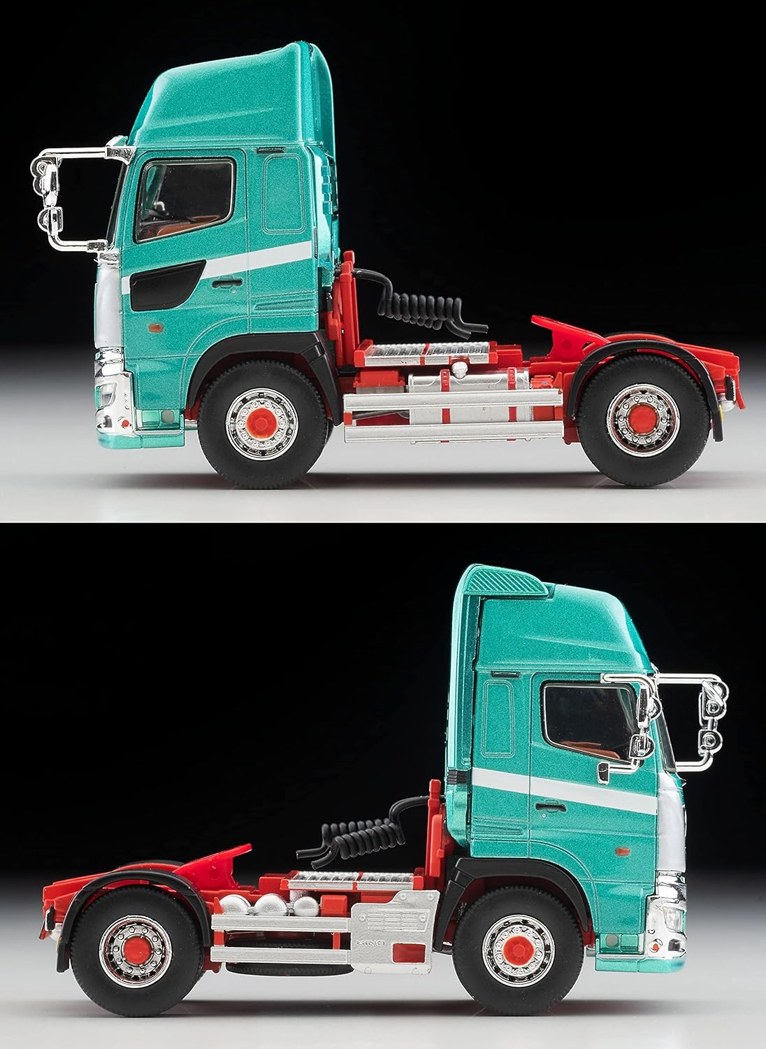 Tomica Limited Vintage Neo 1/64 Lv-N298A Hino Profia Tractor Head Green Finished Product image number 2