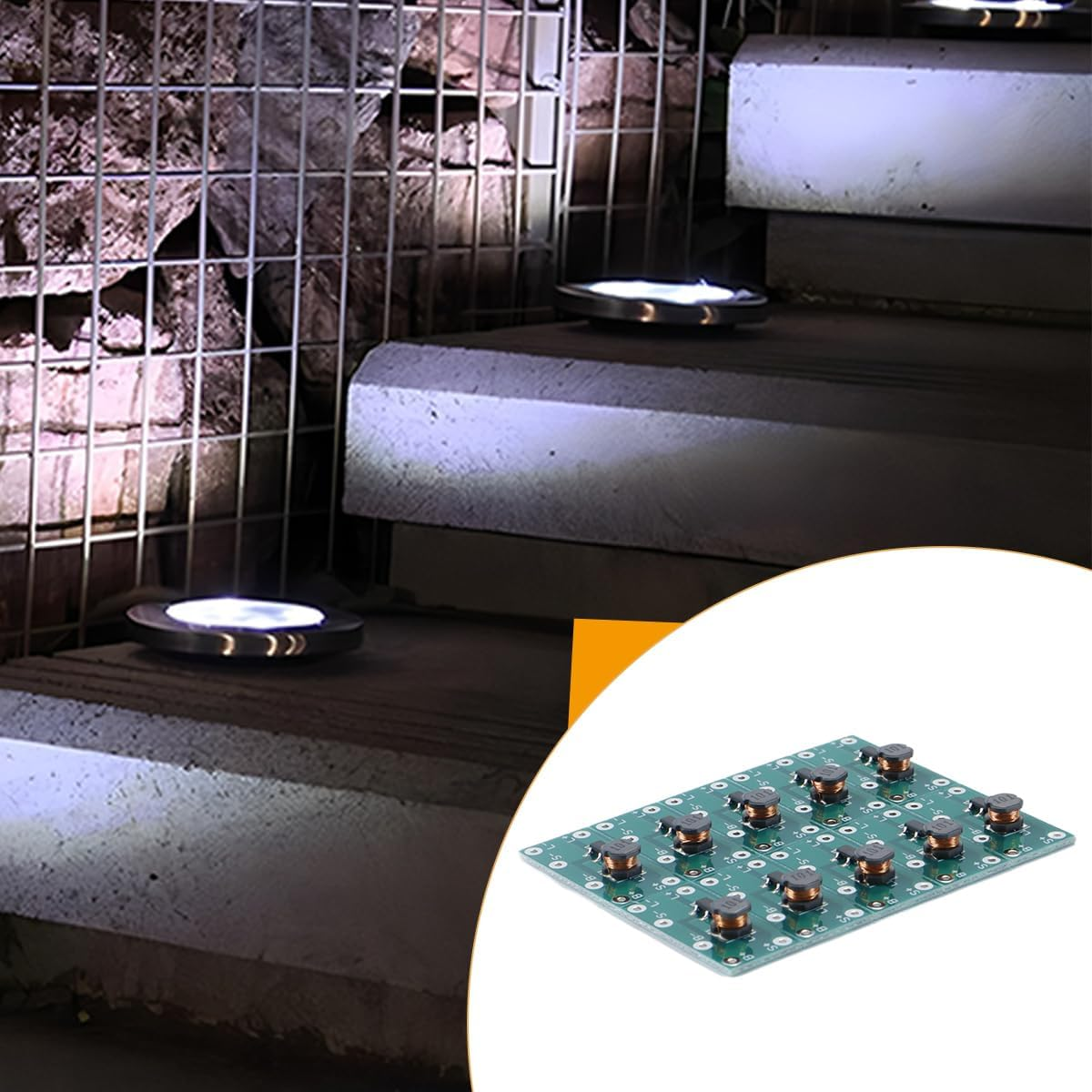 Hoite Solar Lamp Board Function Board Module for Road Lights Road Stud Light Energy Pack of 10 image number 6