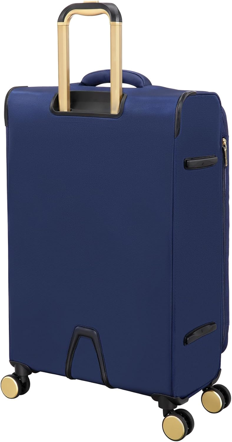It Luggage Glimmering 28" Softside Checked 8 Wheel Expandable Spinner