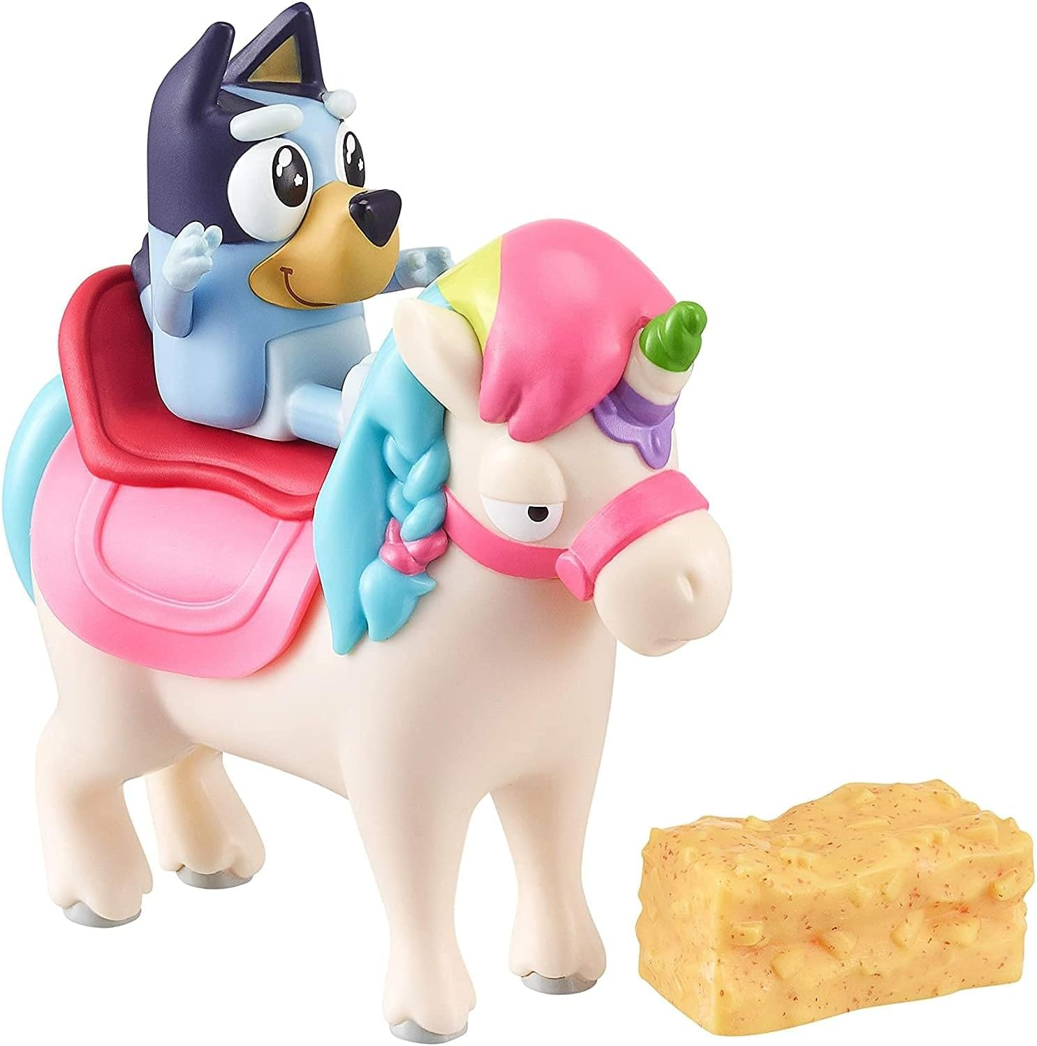 Bluey Vehicle and Figure Pack, 2.5-3" Articulated Figures - Unipony (13050) image number 3
