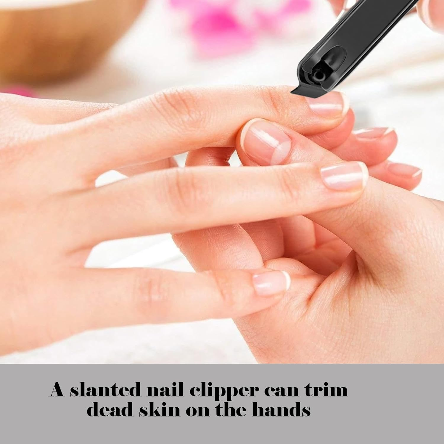 Nail Clippers, 4 Pcs Nail Cutter, Stainless Steel Nail Clipper Set with Nail File, Sharp Straight & Curved & Slant Cutting Blades & Travel Box, Ingrown Toenail Clippers Gifts for Men and Women image number 5