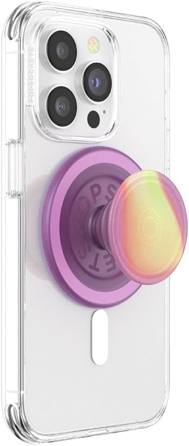 Popsockets: Popgrip round for Magsafe - Adapter Ring for Magsafe Included - Expanding Phone Stand and Grip with a Swappable Top for Smartphones and Cases - Aurange image number 5