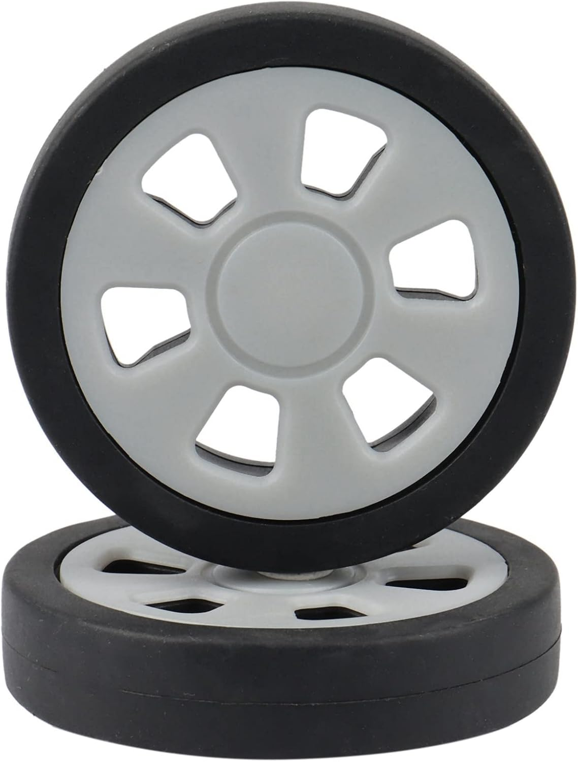 Mellisso 20X Luggage Accessories Wheels Aircraft Suitcase Pulley Rollers Mute Wheel Wear- Parts Repair 55X12Mm image number 2