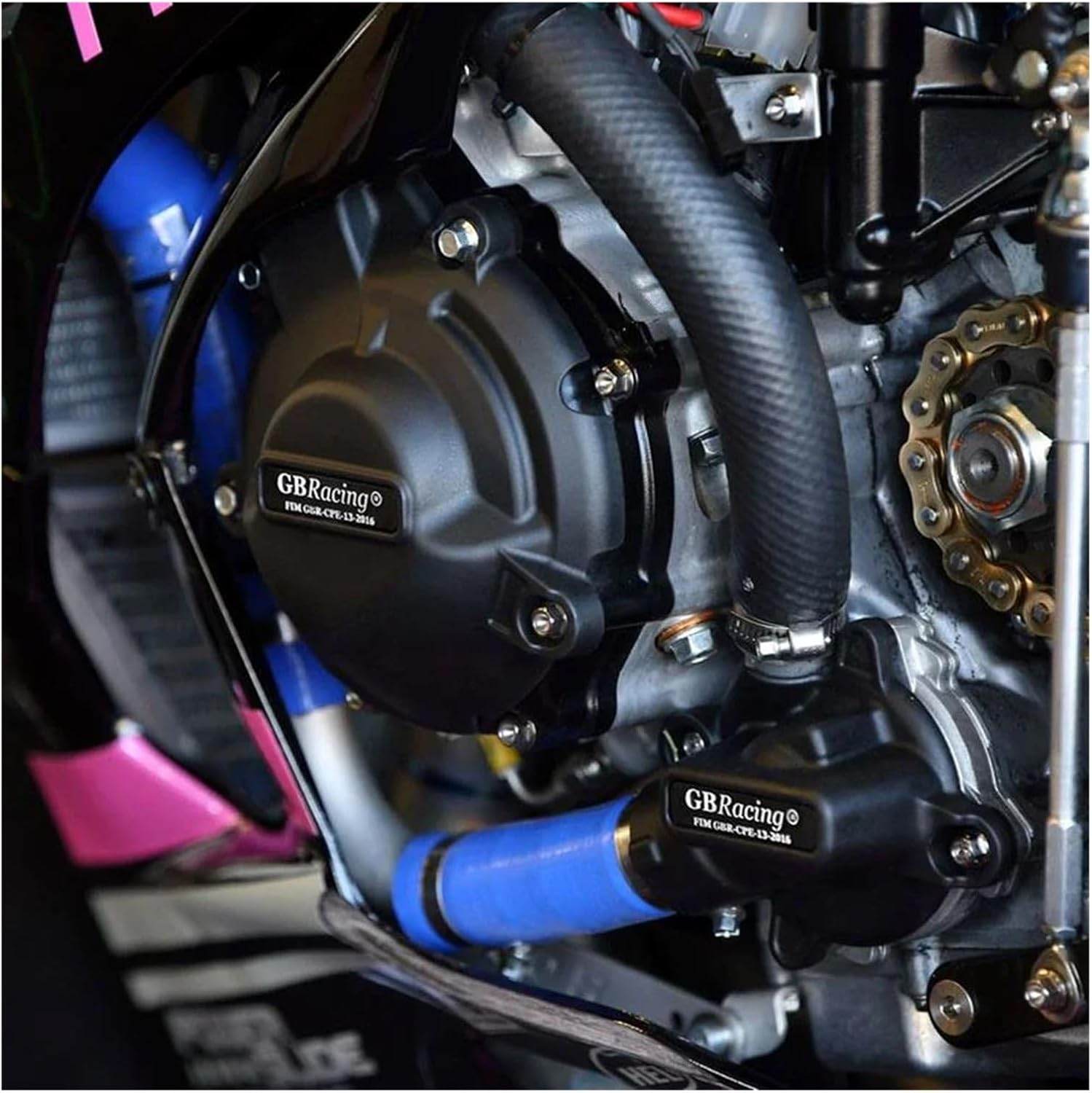 Motorcycle Engine Guard Protector Motocross Parts Engine Protection Cover Set for Suzuki GSXR1000(R) L7-L9 GSX-R1000 2017-2023 K17 Engine Drop Prevention Slider(Oneset)