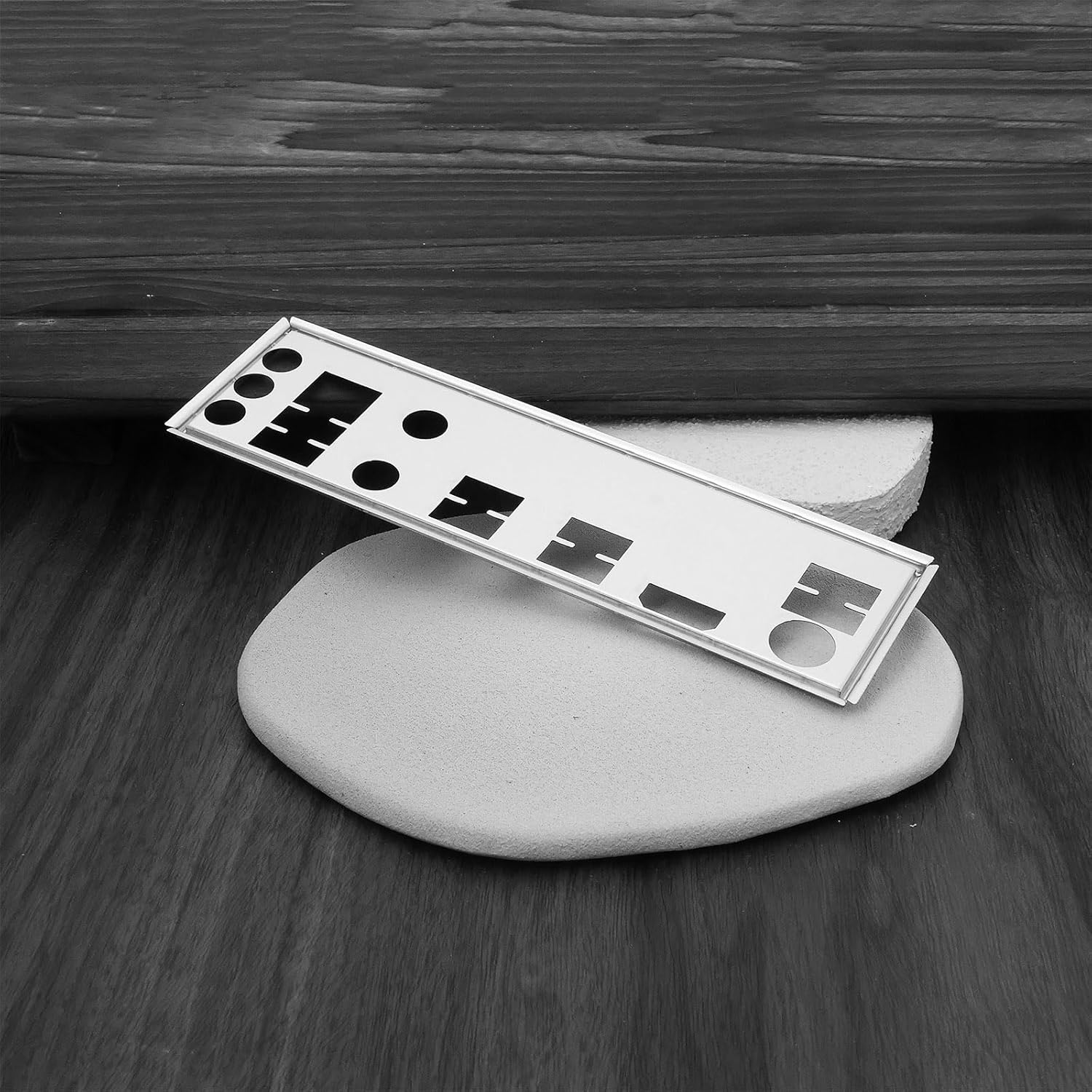 Ecsing 2Pcs I/O Motherboard Back Plate Compatible with Gigabyte B450M DS3H Wifi