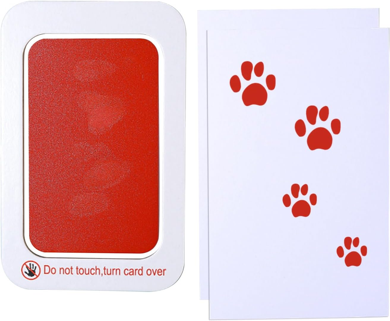 Rrlihjgu Paw Print Kit,Gentle Ink Pad for Keepsake - Handprints Tool Interactive Keepsakes for Family Babies Pets Puppy Cat Parents Mom Fathers image number 4