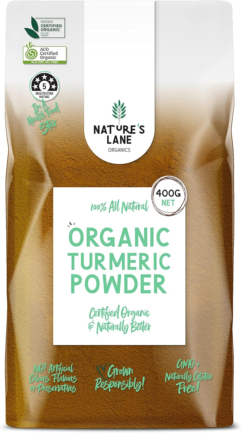 Natures Lane Organics Turmeric Powder 400 G
