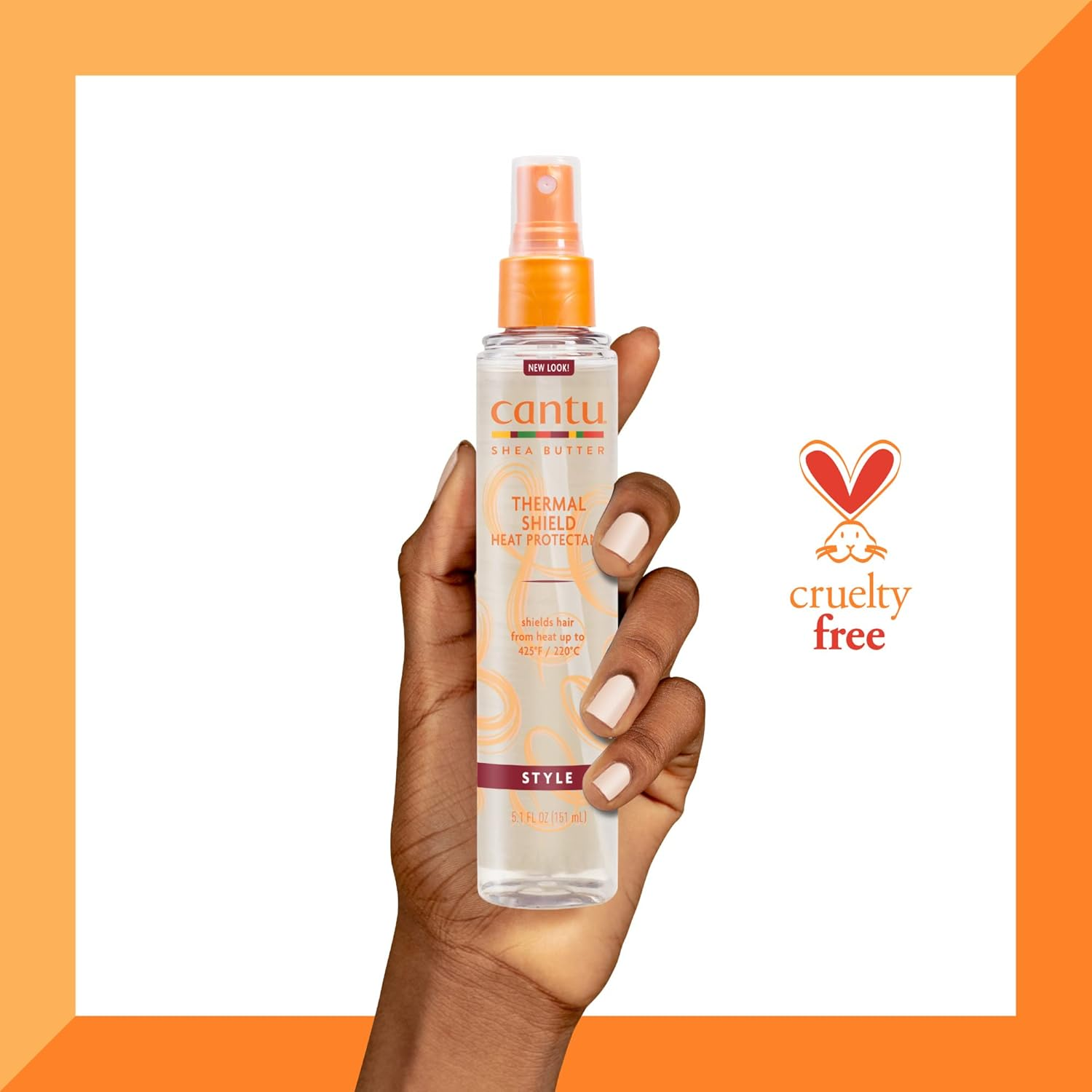 Cantu Shea Butter Thermal Shield Heat Protectant, 5.1 Fluid Ounce image number 3