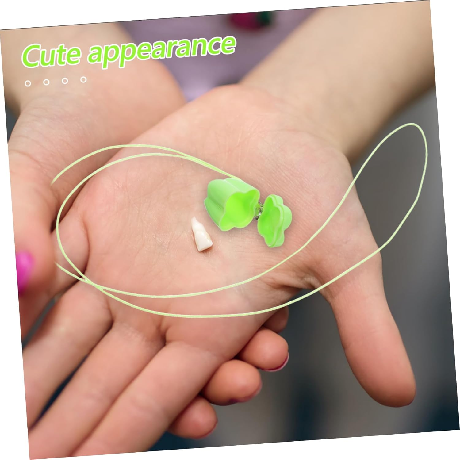 5Pcs Tooth Storage Organizer: Cute Plastic Saver Tooth Necklace Collection Box for Kids Classroom Party Supplies Accessories image number 6