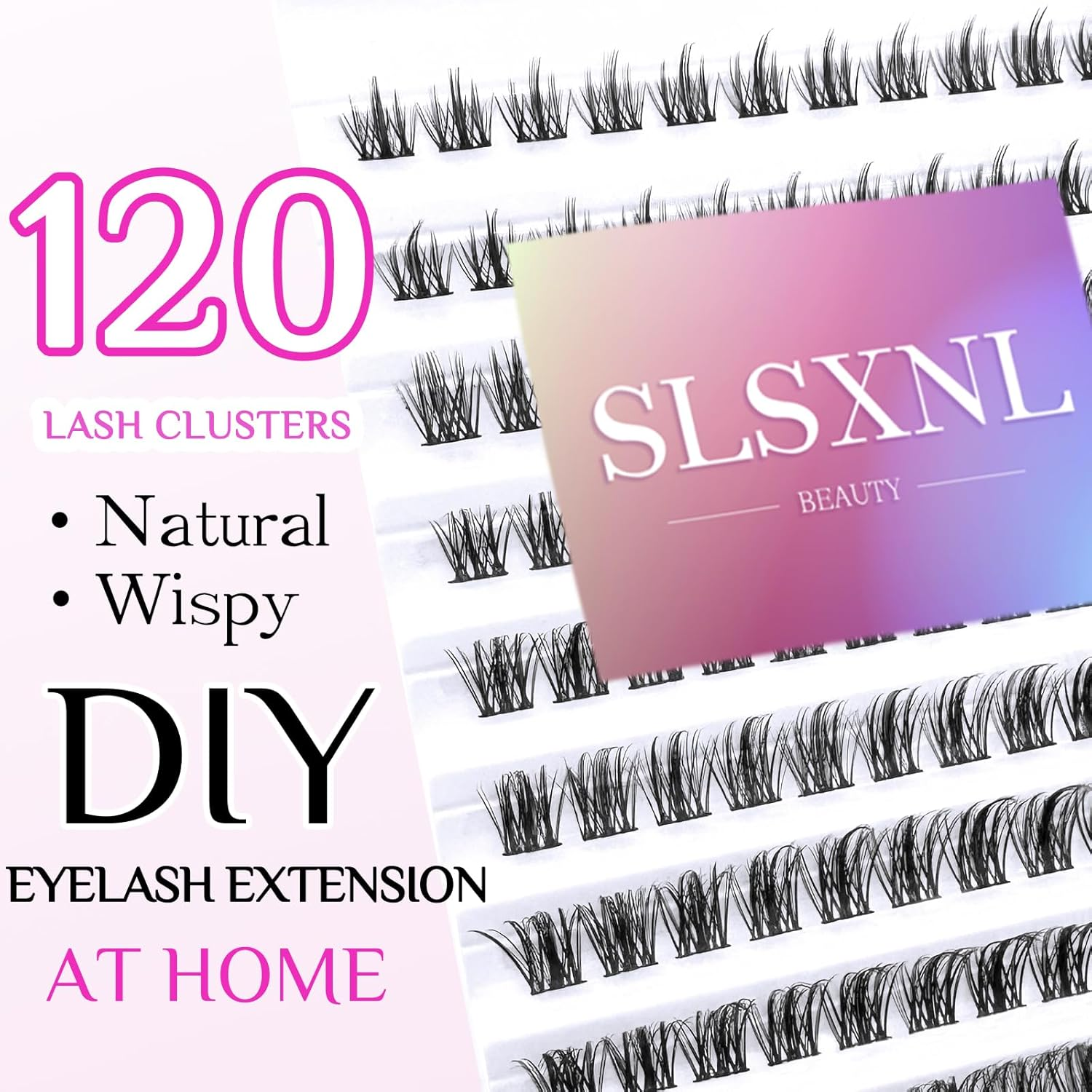 Lash Clusters C Curl Manga Eyelash Extensions Wispy 8-16MM Natural Spiky Eyelash Clusters Thin Band 120Pcs,8Mm 10Mm 12Mm 14Mm 16Mm Mix False Eyelashes image number 5