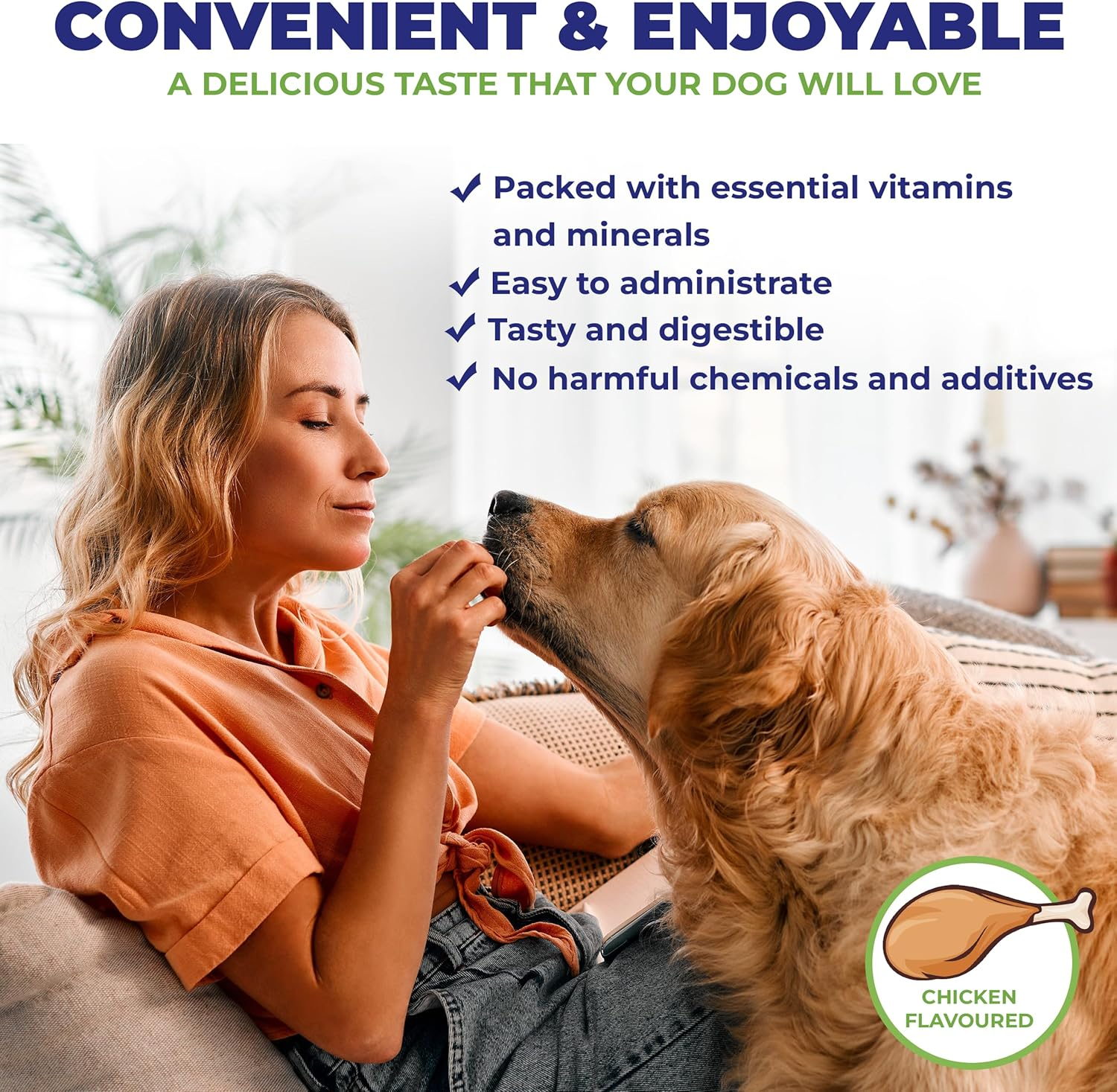 Dog Prenatal Vitamins - Prenatal Vitamins for Dogs to Support Puppy Development & Maternal Health - Essential Dog Pregnancy Vitamins with Folic Acid & Probiotics - 90 Soft Chews image number 3