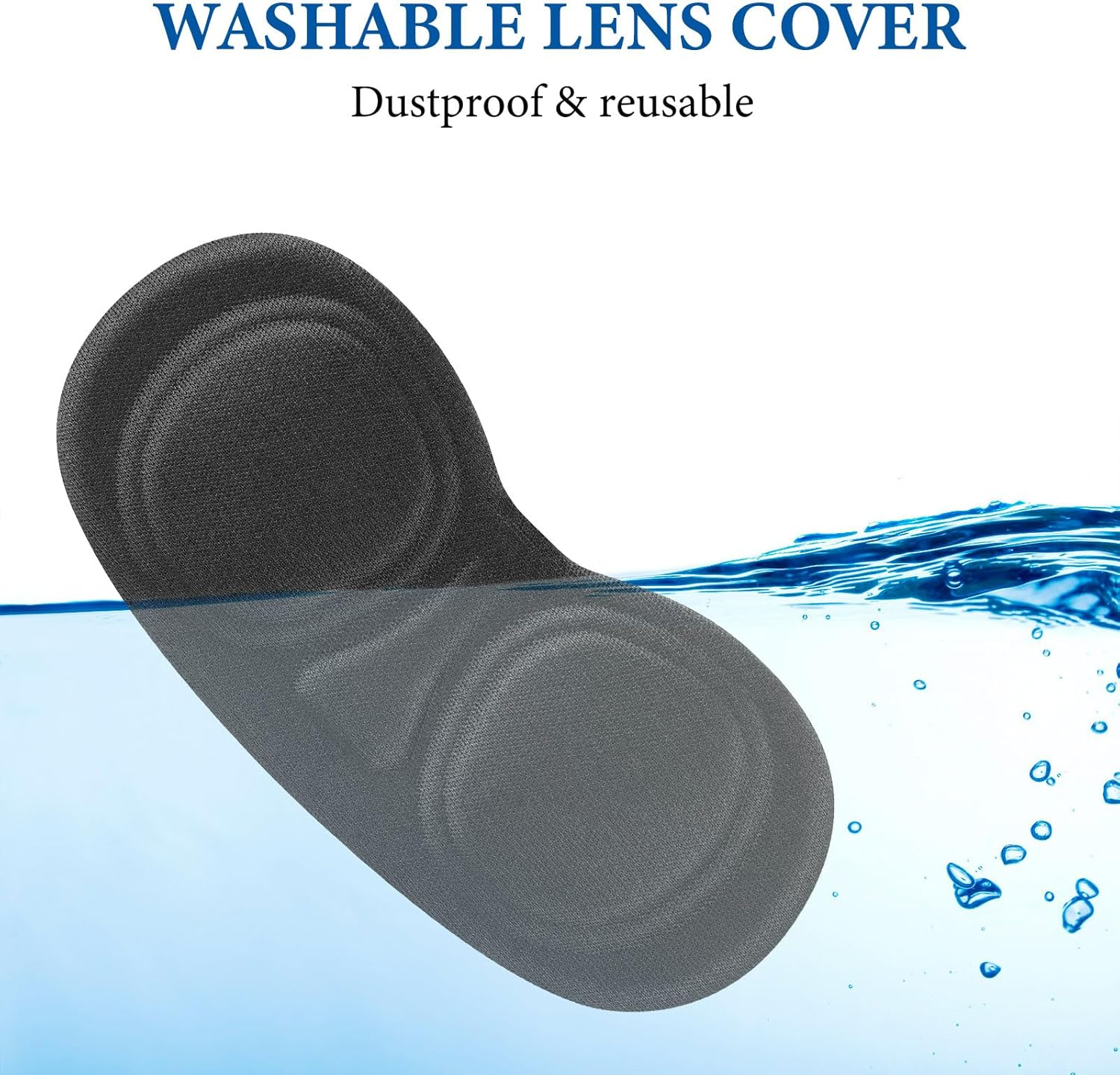 Geekria Sweat Proof Silicone Face Cover Pad Compatible with Pico Neo 4, Washable Lightproof Anti-Leakage, VR Headset Replacement Accessories (White) image number 5