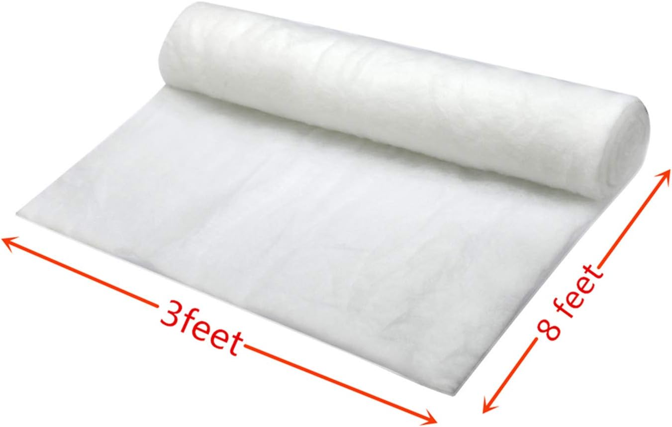 Supoice Christmas Snow Blanket Roll 2 Pack - 3' X 8' Artificial Snow for Holiday Decorations image number 1
