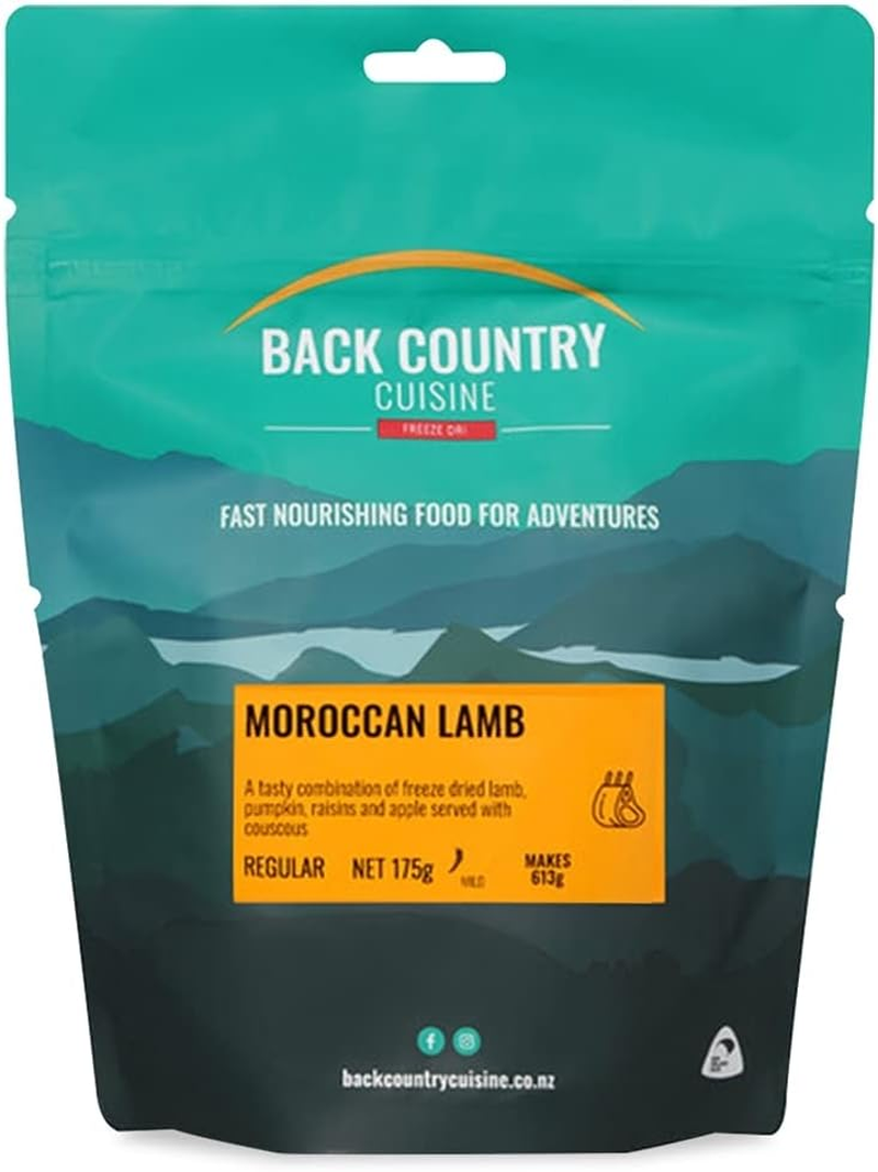 Back Country Cuisine Moroccan Lamb Freeze Dried Food