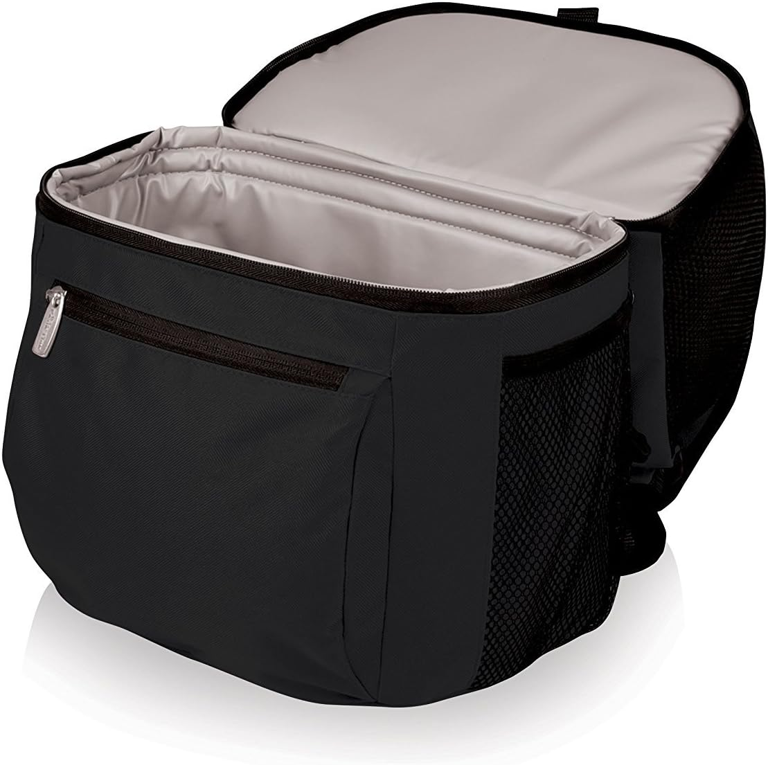 Picnic Time Zuma Insulated Cooler Backpack, Black - Red image number 2