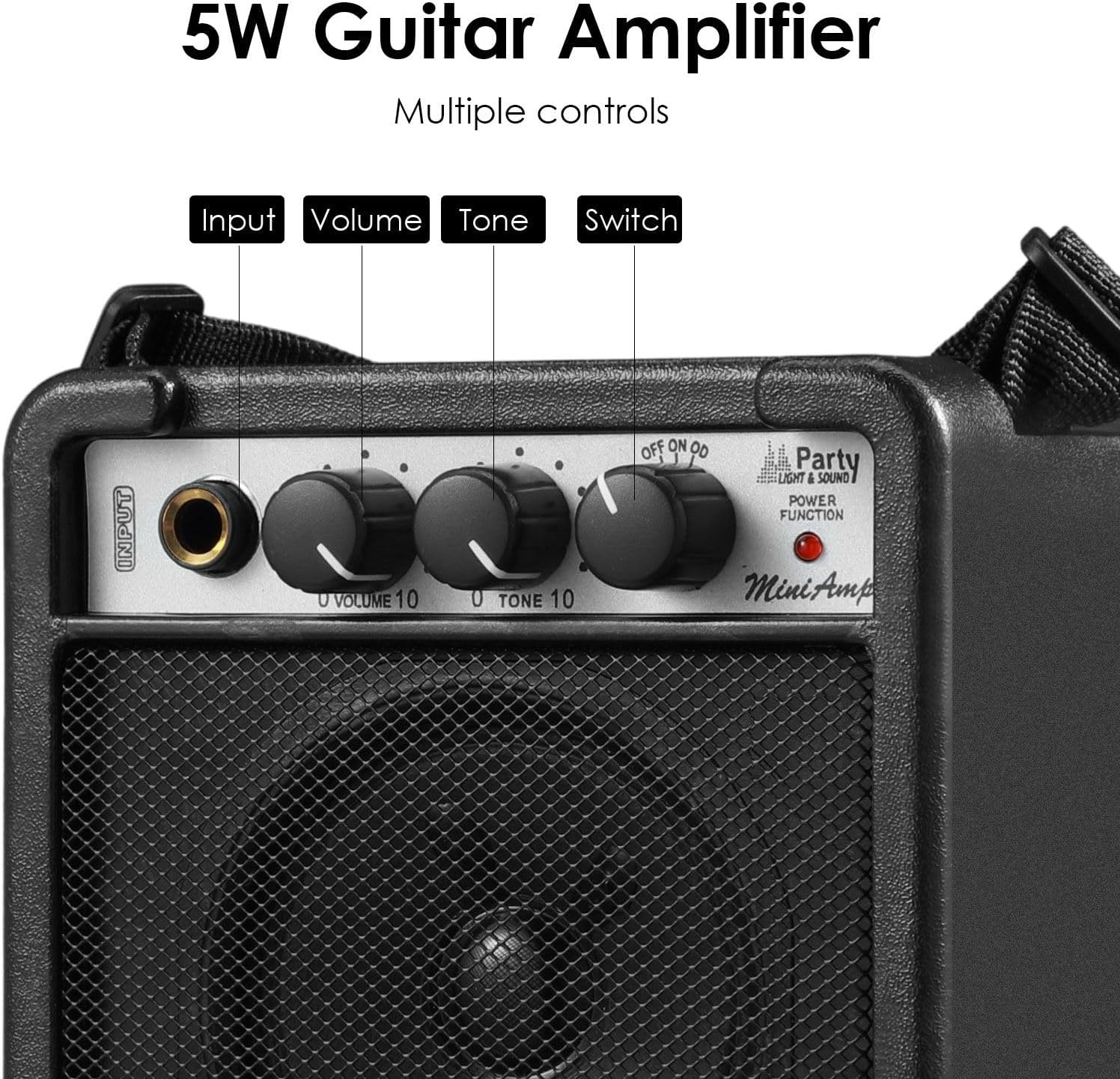 Melodic 30 Inch Guitar Children Kids Electric Guitar Musical Instrument W/ 5W Amp Picks Gig Bag Pink image number 6