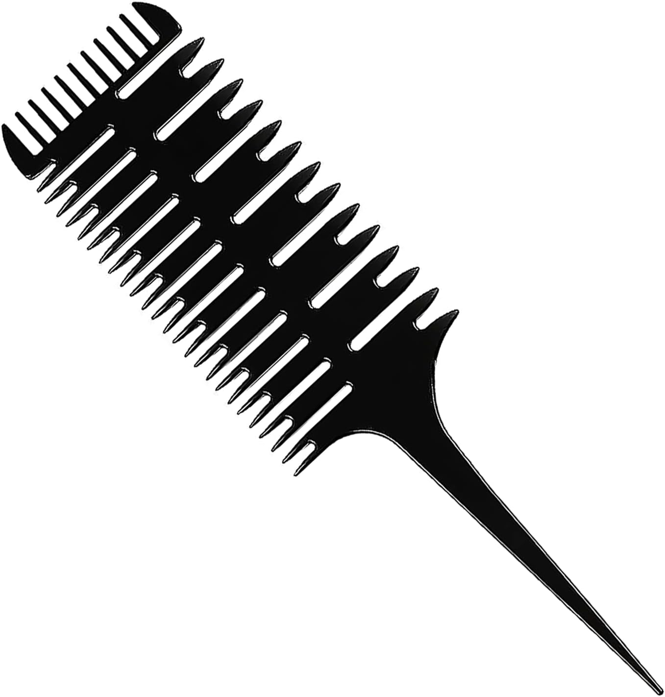 Professional Hair Combs for Women Styling Hair Combs Plastic Weaving Combs for Highlighting image number 5