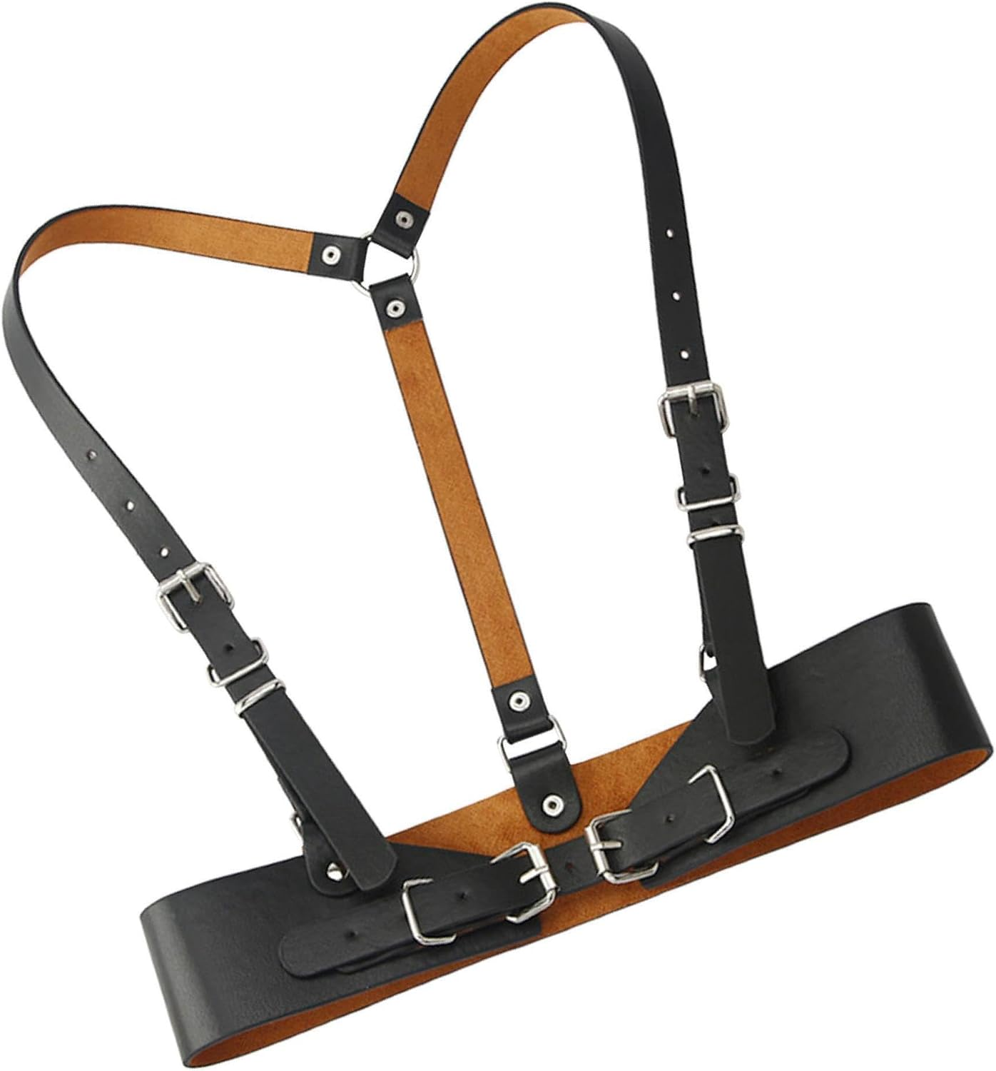 Stylish Underbust Corset PU Leather Womens Waist Belt for Steampunk Fashion