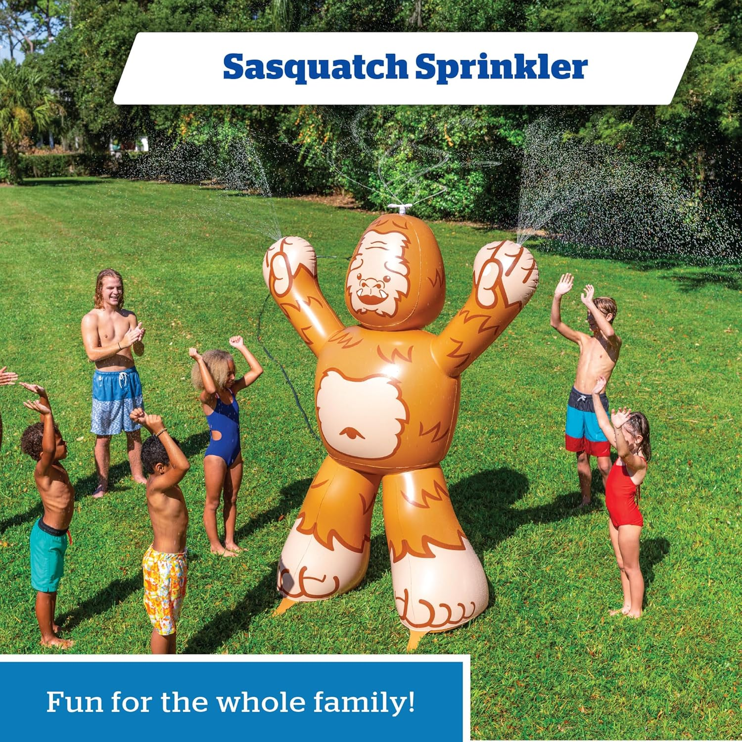 Bigmouth Inc Sasquatch Spinning Sprinkler image number 1