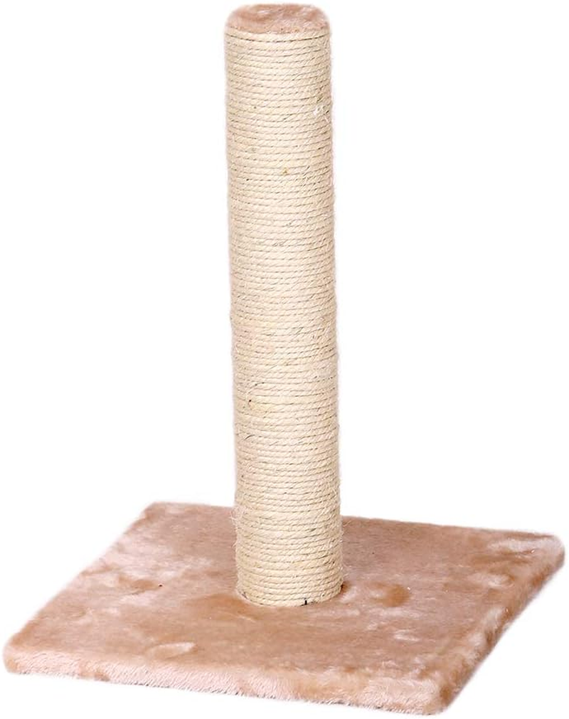 Cattitude Cat Scratch Post Classic, Beige, 45Cm Height - Cat Kitten Scratcher Play Tower, Sisal