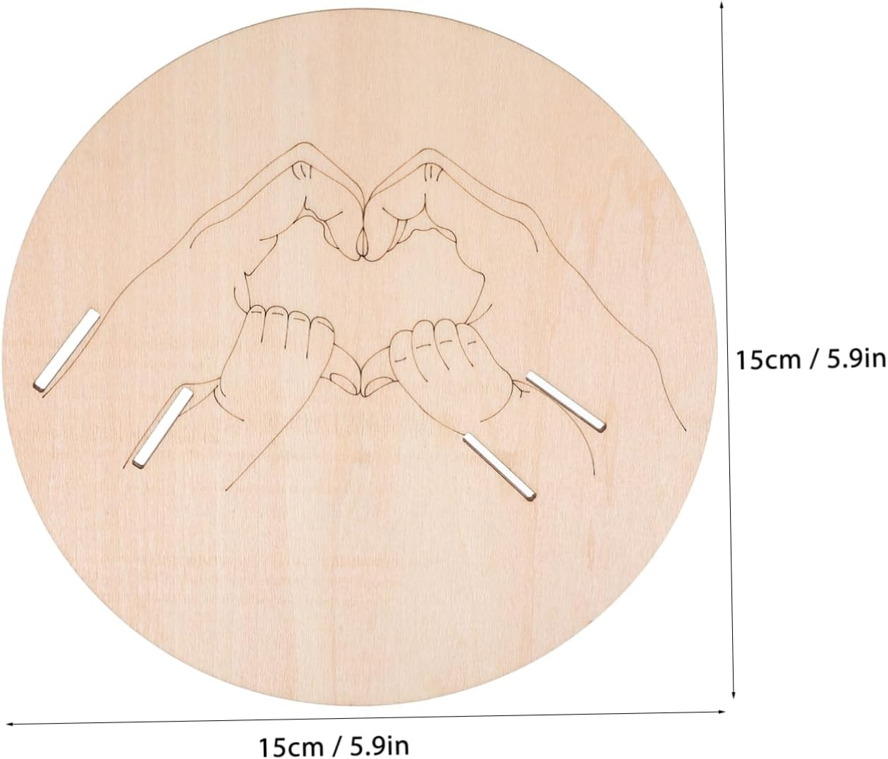 Wooden Newborn Bracelet Holder Hospital Birth Announcement Sign Stand Nursery Shower image number 3