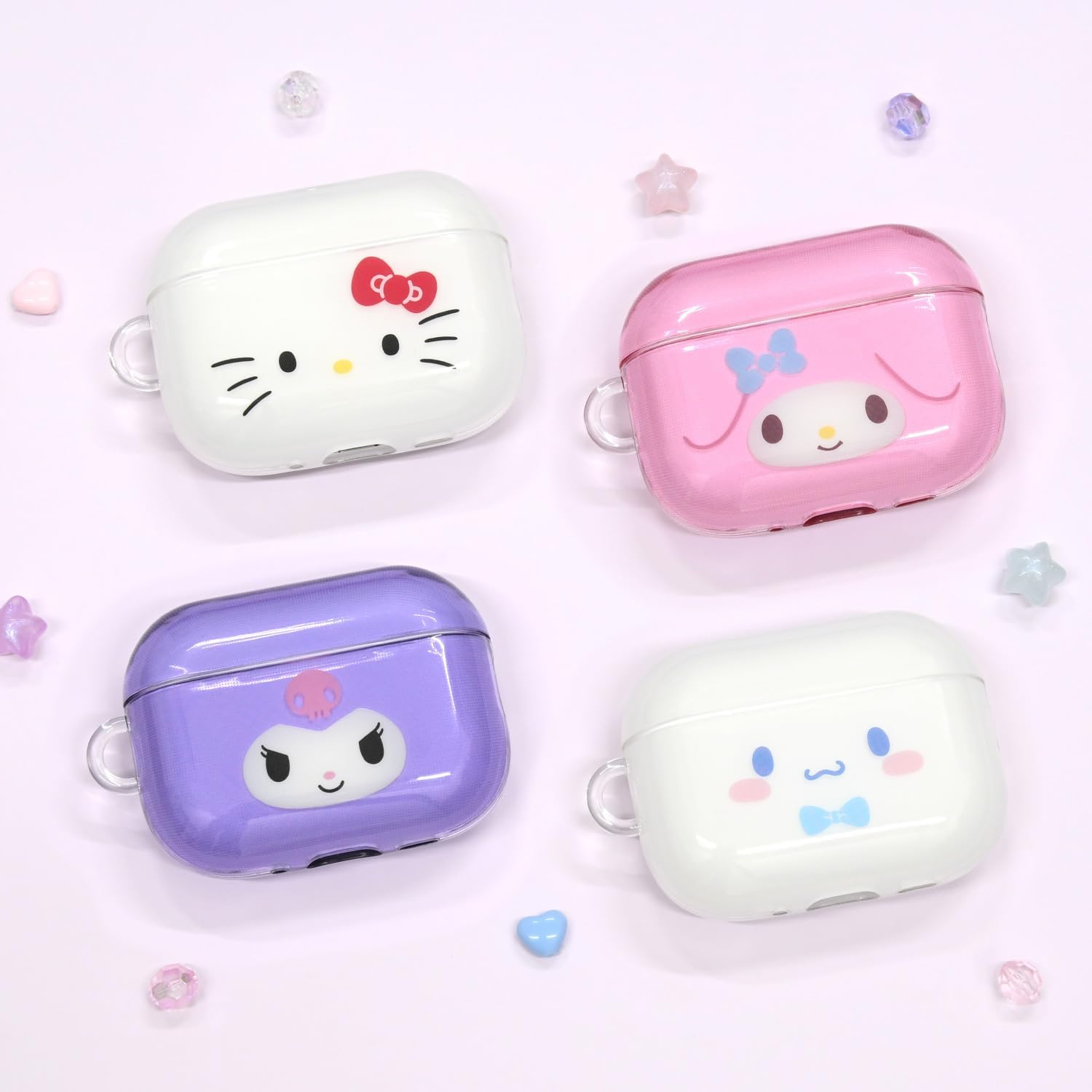 Gourmandies Sanrio Characters Airpods Pro 3 Compatible Soft Case My Melody SANG-611MM image number 3