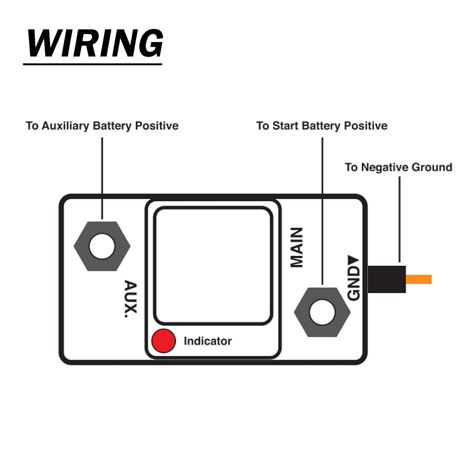 Dual Battery Isolator 12V 80Amp, Voltage Sensitive Relay VSR, Compatible with Polaris John Deere Yamaha Kawasaki Honda All Brands of UTV ATV Motorcycle, Not Fit for Lithium Batteries image number 3