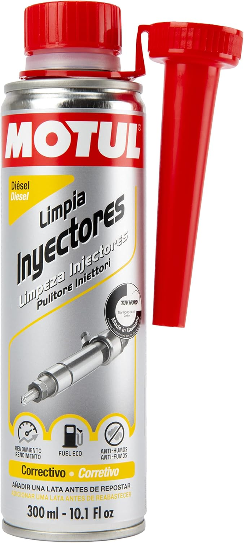 Motul Injector Care Petrol, Preventive Care Additive for Petrol Engines, Prevents Smoke, More Power, Less Consumption and Emissions, System Keep Clean Gasoline, 300 Ml image number 2