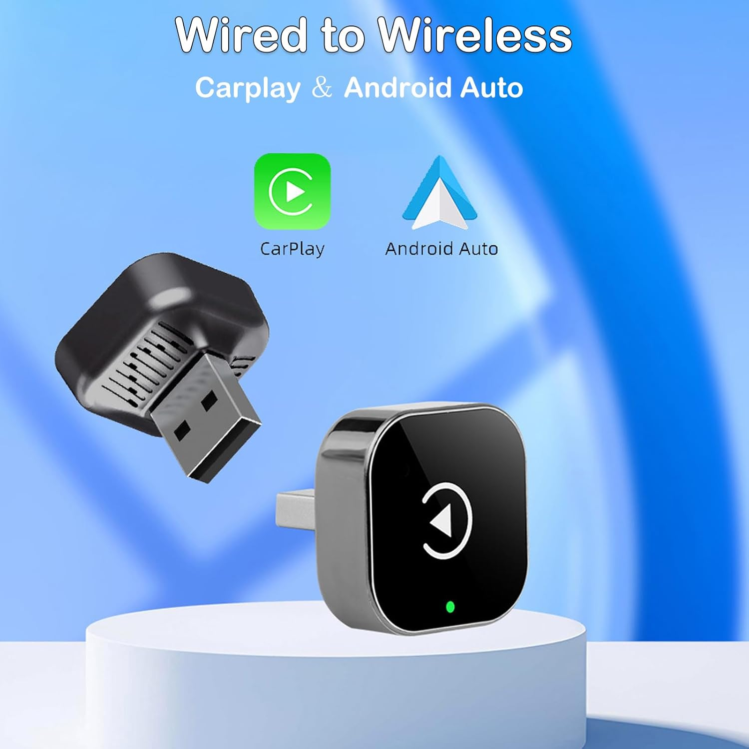 YUENTOEN Wireless Carplay Adapter, Wired Carplay to Wireless, Mini USB Design for Cars with Built-In Wired Carplay Plug and Play, Stable Connection, Easy Use Car Play for Iphone image number 6